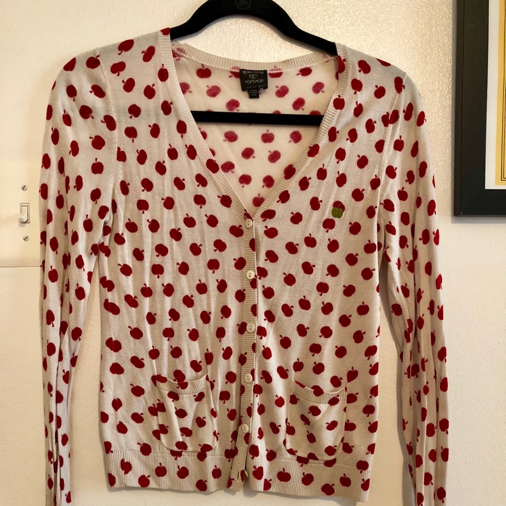 Kate Moss Topshop Apple Cardigan